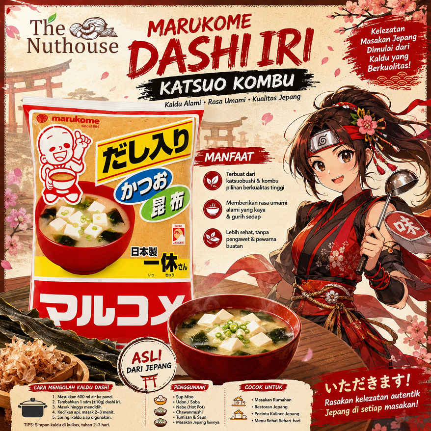 Marukome Brand Miso Soup Paste 1kg / Ikkuyusan Miso Soup Paste