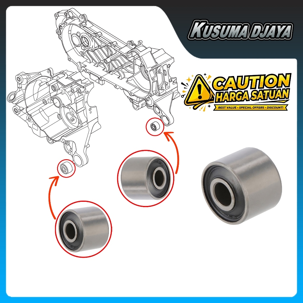 BOSH ENGINE MOUNTING BEAT SPACY SCOOPY VARIO KARBU FI ESP 110 - 125 - 150 SATUAN