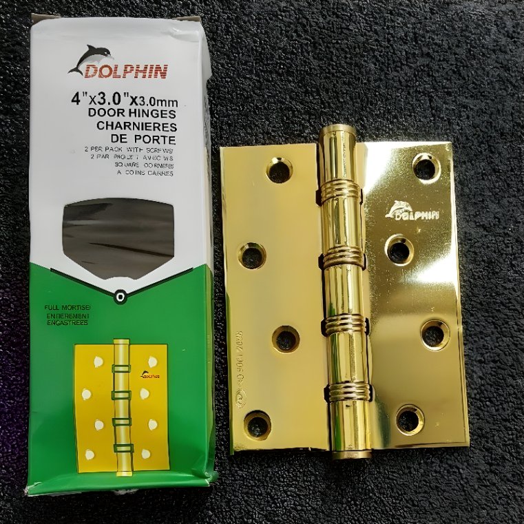 Engsel Dolphin 4" Gold