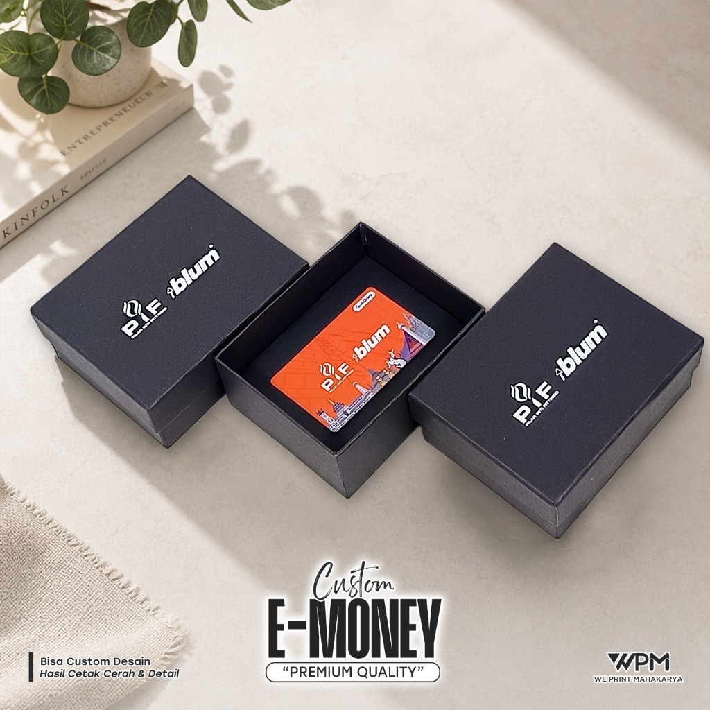 CUSTOM EMONEY / EMONEY CUSTOM 2 SISI / CUSTOM EMONEY PACKINGAN HARDBOX