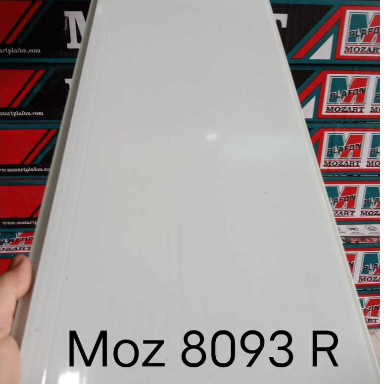 PLAFON PVC MOZART - VARIAN PUTIH L 20CM