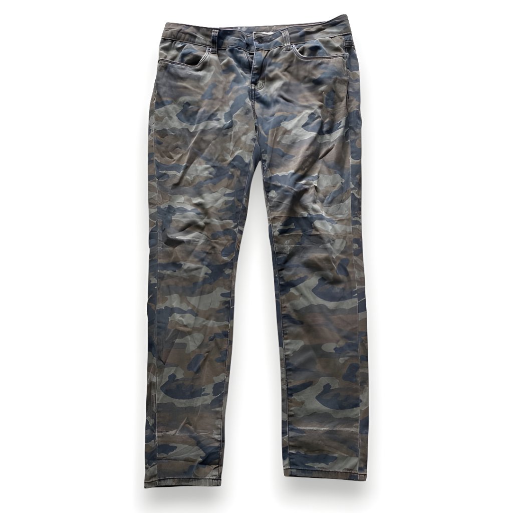 Celana Panjang SPAO Basic 1980 Camo Pattern Cotton Denim Longpants Jeans