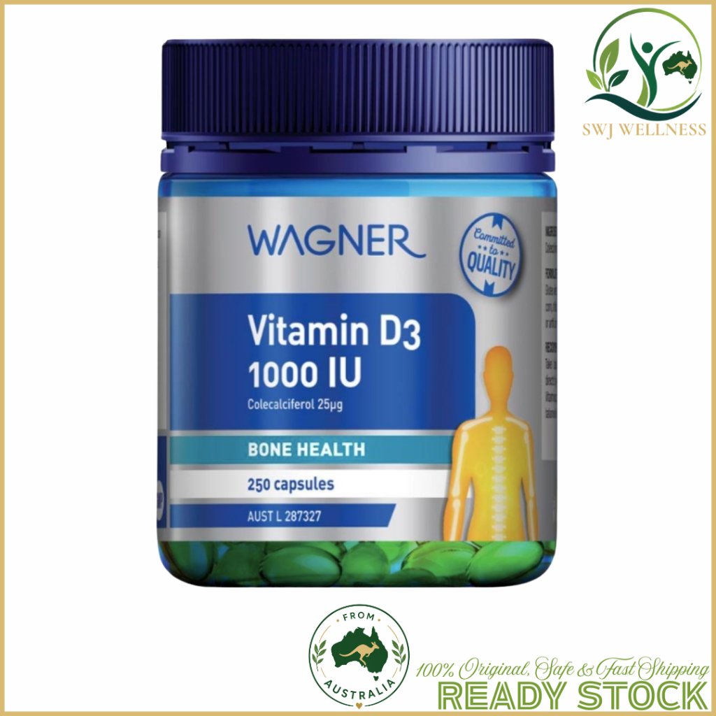 Wagner Vitamin D3 1000IU 250 Capsules