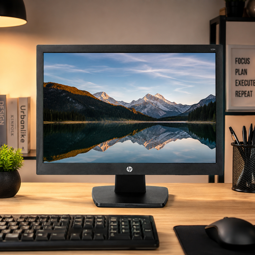 Monitor HP V194 19 inch 18.5 inch Monitor PC Komputer Bekas