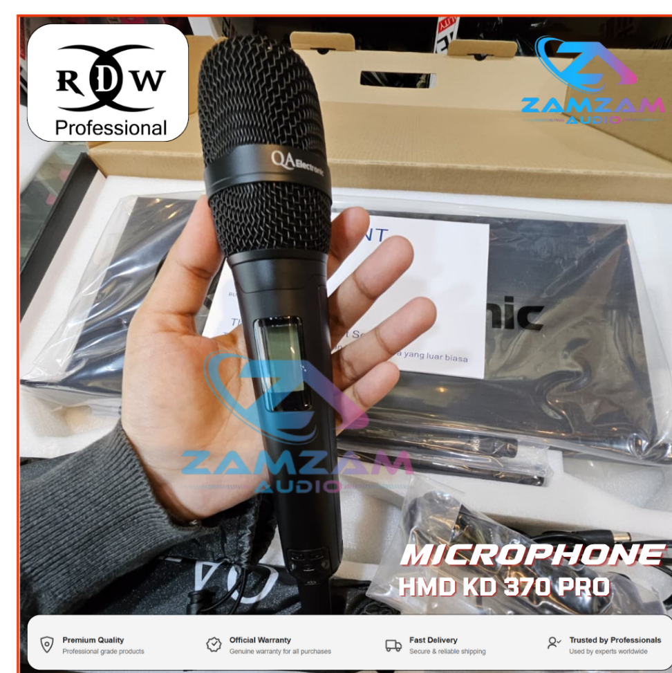 MICROPHONE QA ELECTRONIC HMD KD 370 PRO ORIGINAL