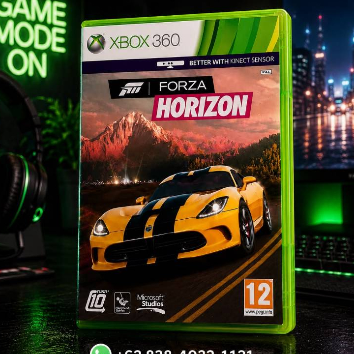 KASET BD XBOX 360 GAME FORZA HORIZON ORIGINAL SIAP PAKAI LIKE NEW