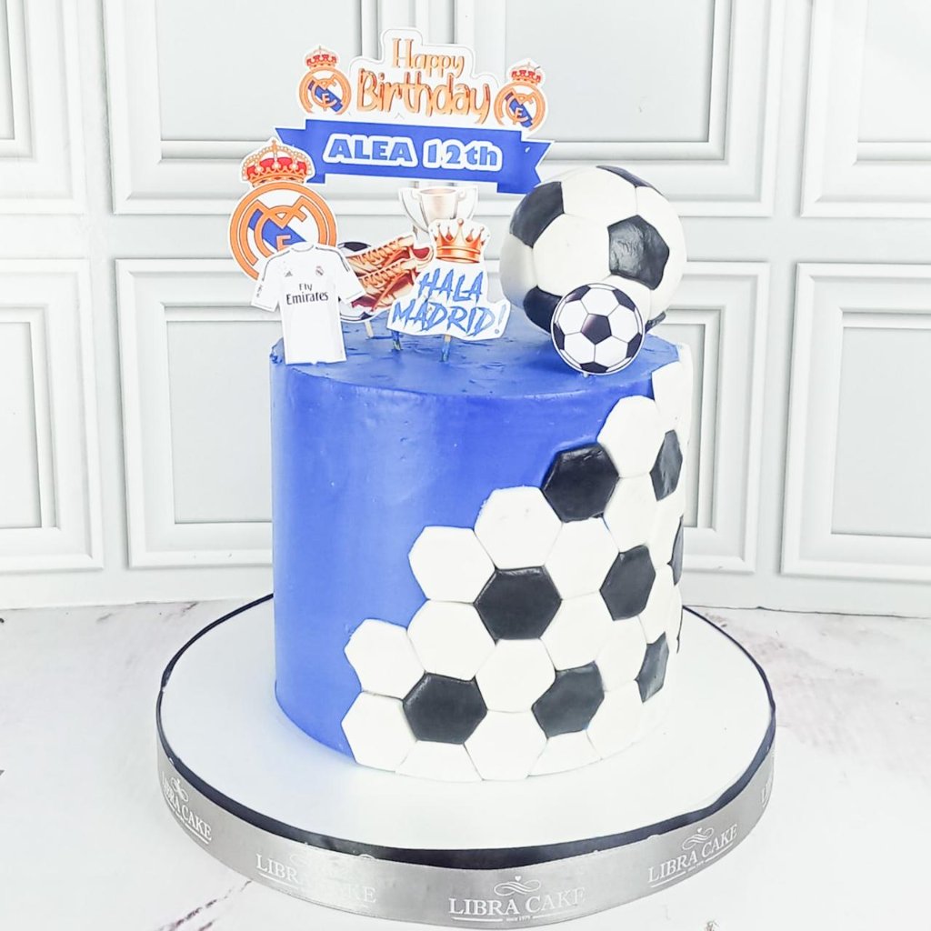 Kue Ulang Tahun/Birthday Cake/Kue Ultah Tema Bola/Bola Cake