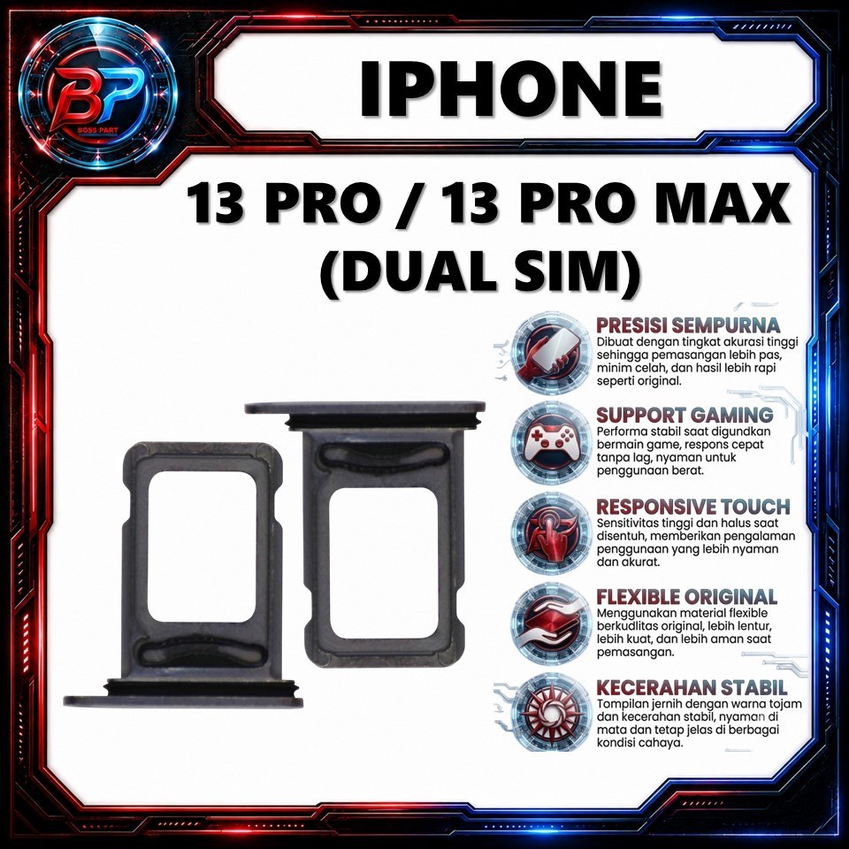 SIM SLOT / SIMTRAY / SIM HOLDER FOR  13 PRO / 13 PRO MAX (DUAL SIM) ORIGINAL