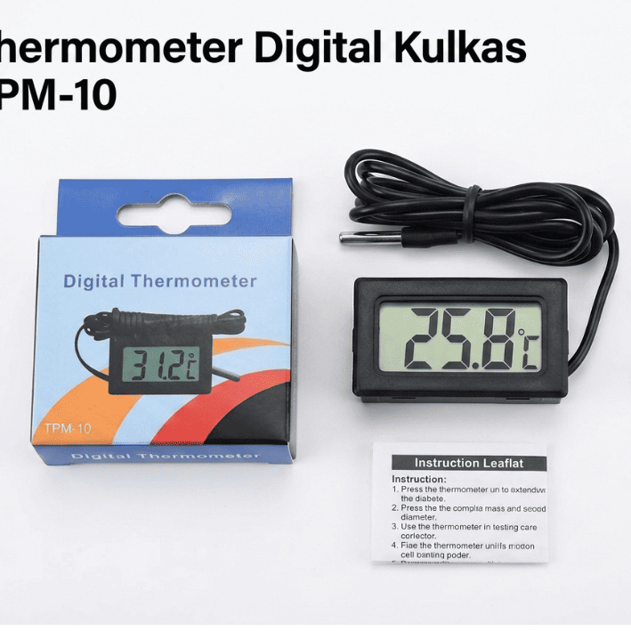 Thermometer Digital Kulkas TPM-10 Pengukur Suhu Kulkas