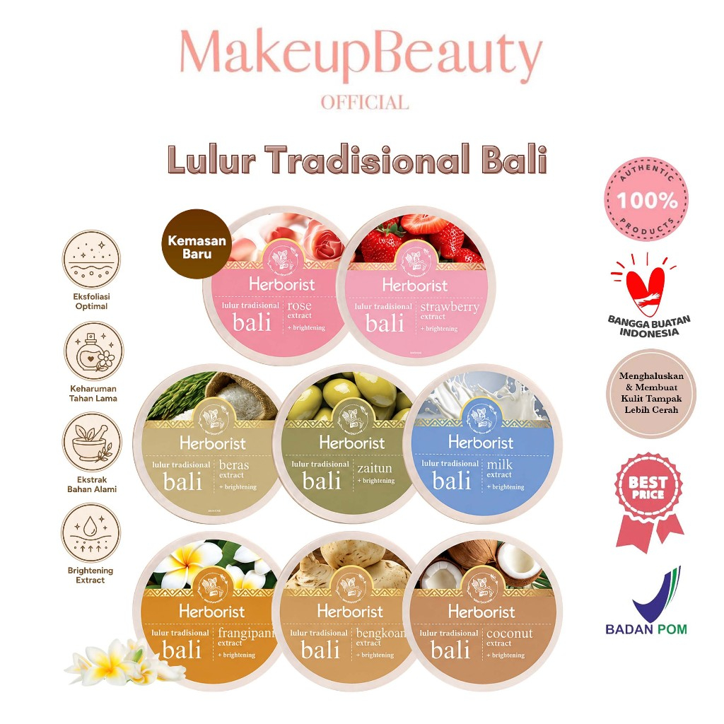 HERBORIST Lulur Tradisional Bali 100gr / 200gr