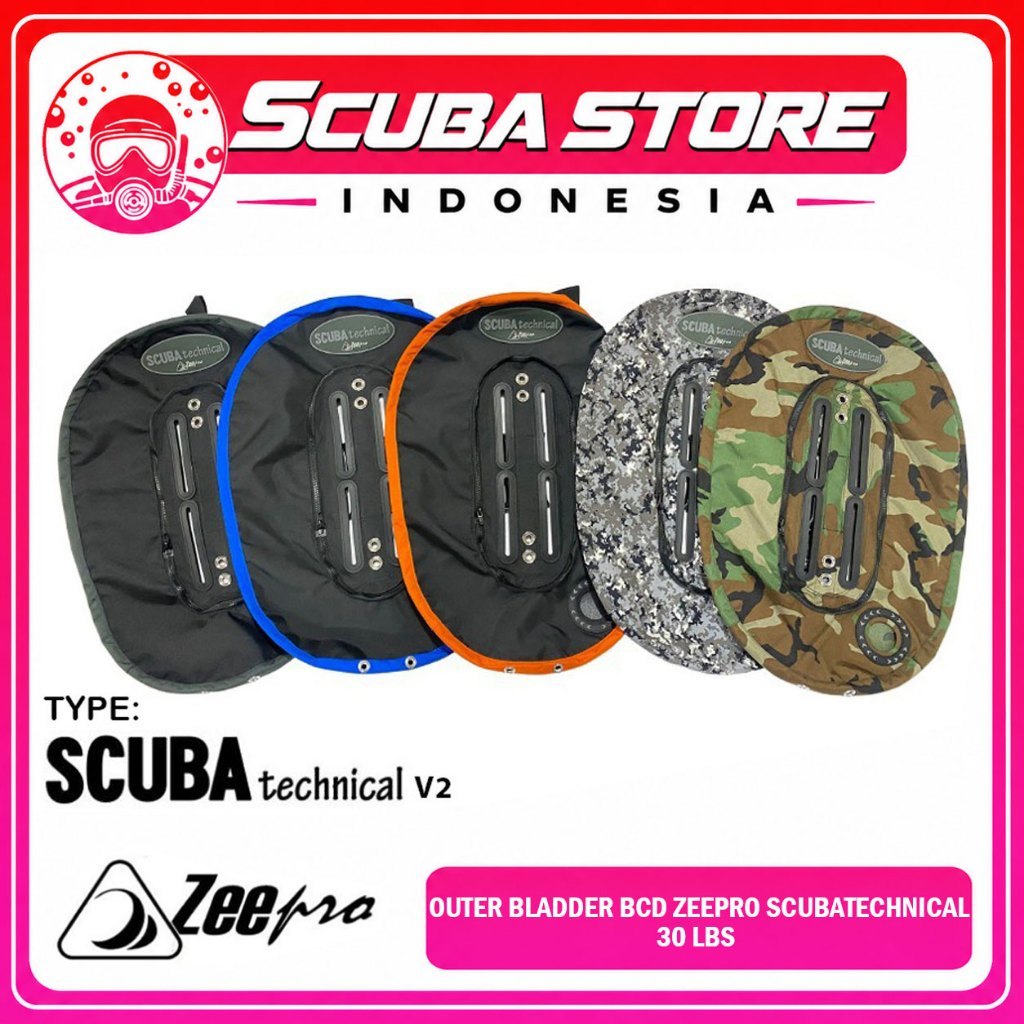 Outer Single Bladder BCD Zeepro Scubatechnical Cover Wing BCD 30lbs Scuba Technical Diving Selam