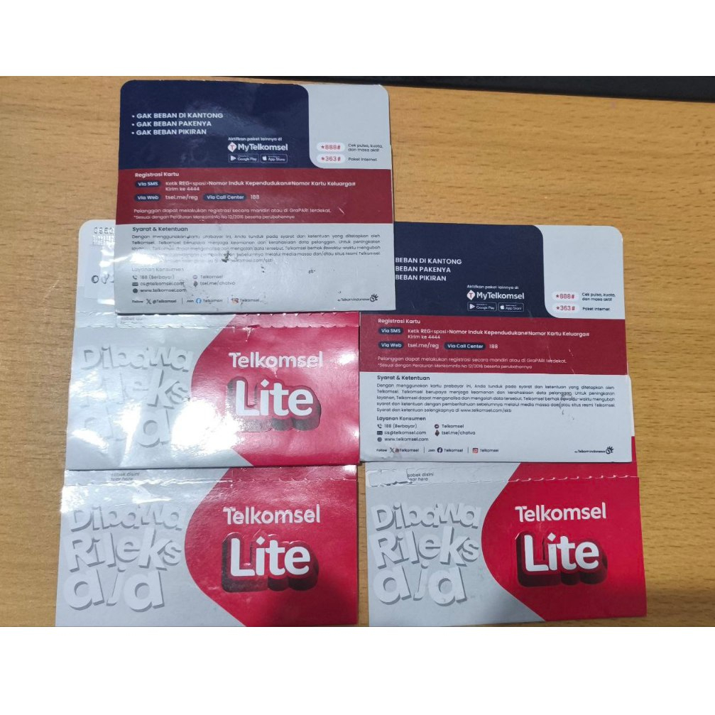 Kartu Perdana Telkomsel Tsel Red Nasional