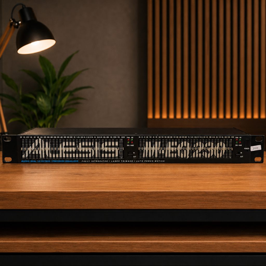 ALESIS Dual 1/3 Octave Precision Equalizer