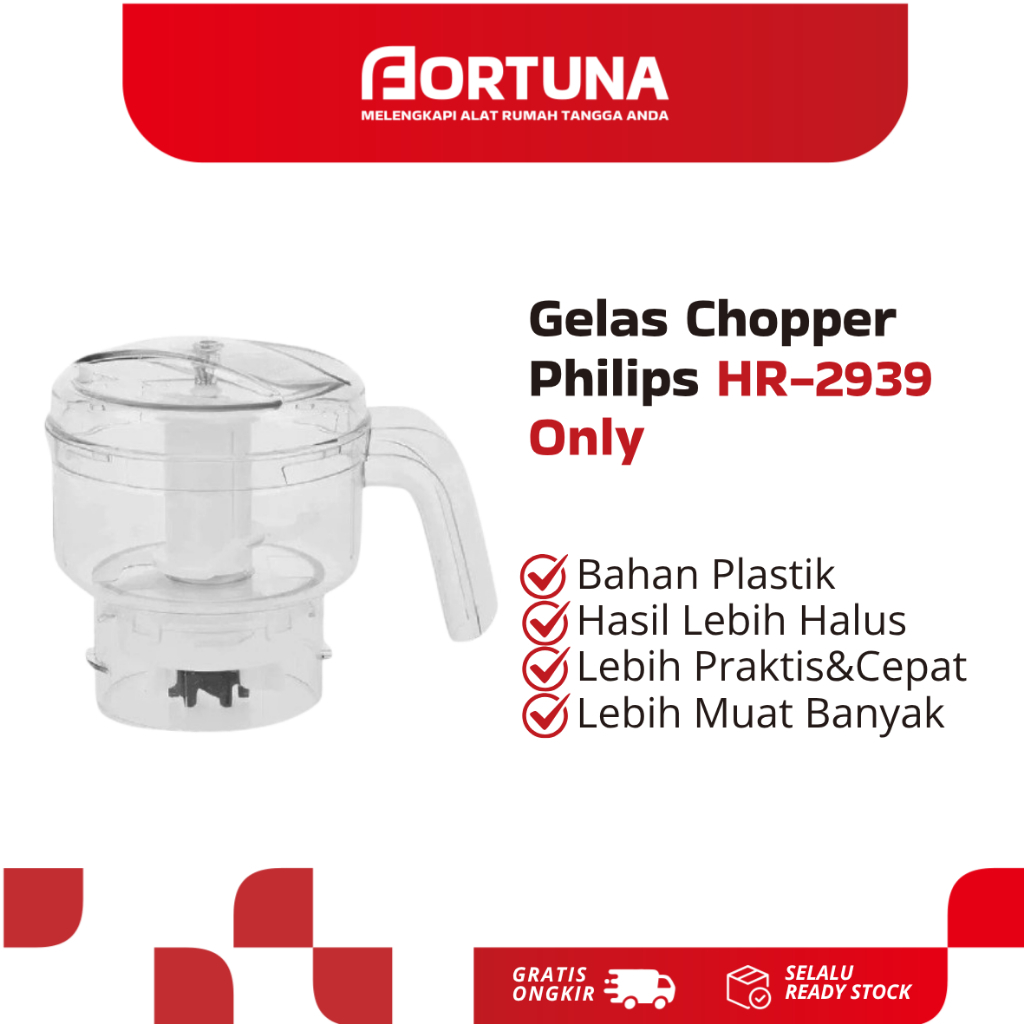 Gelas Chopper Philips HR-2939 Only Gelas Pengganti Chopper