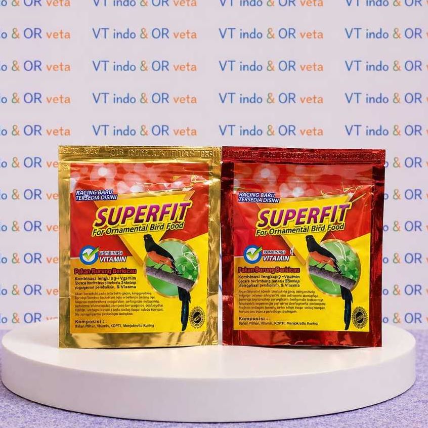 SUPERFIT MERAH GOLD FOR ORNAMENTAL BIRD FOOD PUR PAKAN BURUNG BERKICAU