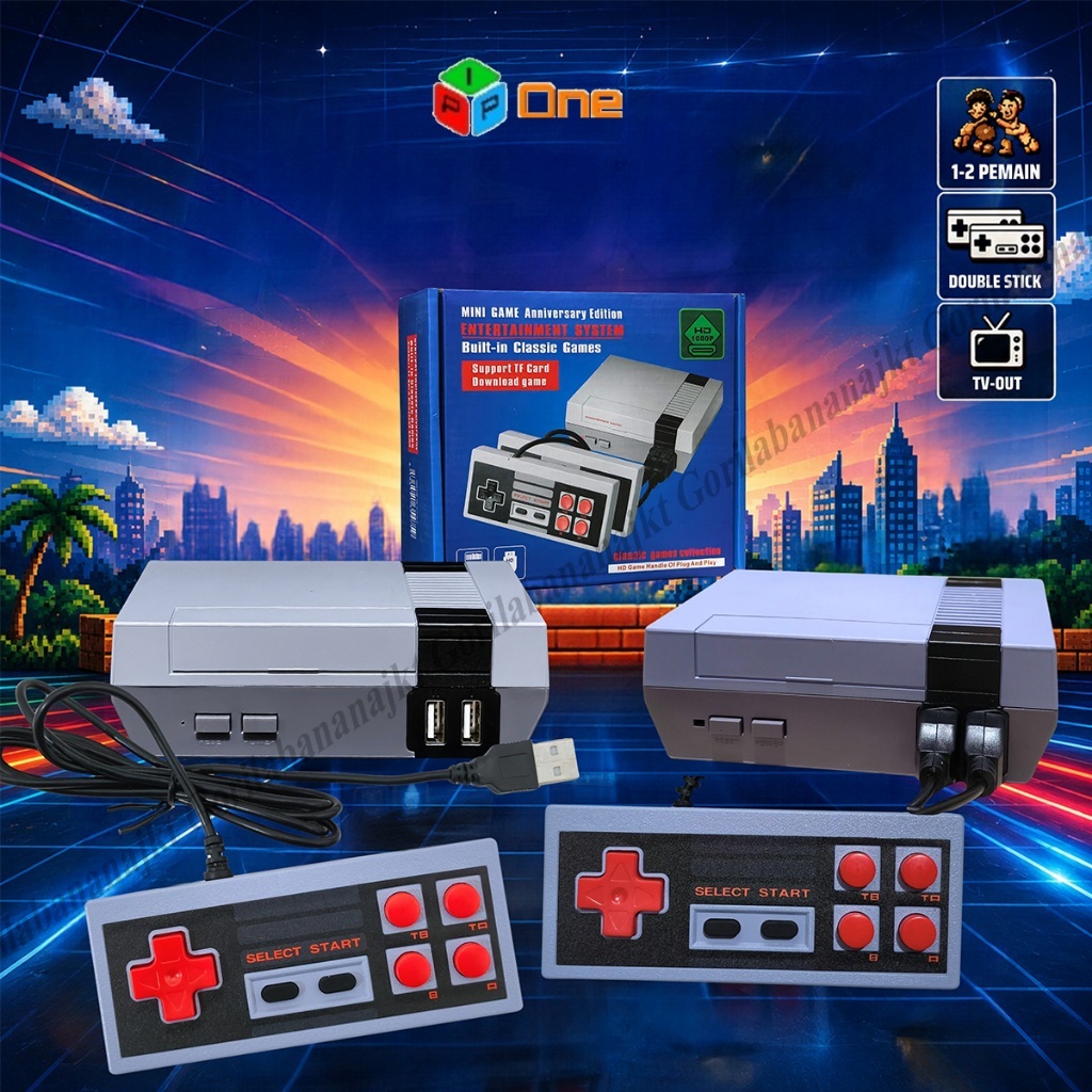 NESS CLONE RETRO MINI console tv 620 game jadul