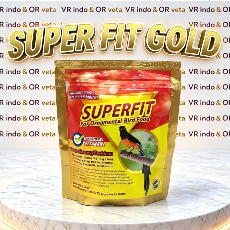 SUPERFIT GOLD PAKAN PUR VOER HIGH PROTEIN UNTUK BURUNG LOMBA