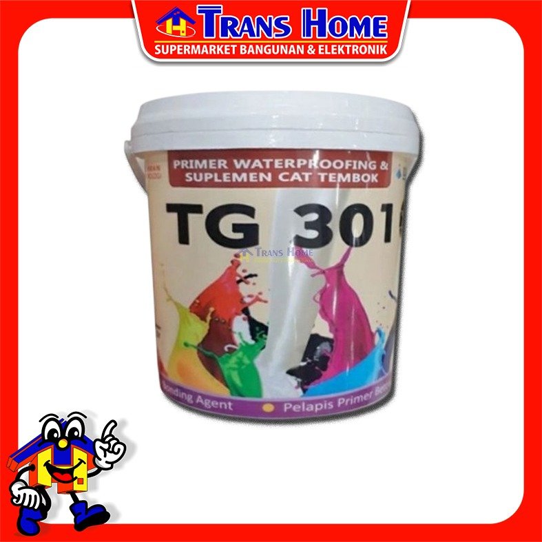 CAT TEMBOK WATERPROOFING CAMPURAN CAT TG301 1L (24) (LEMKRA )