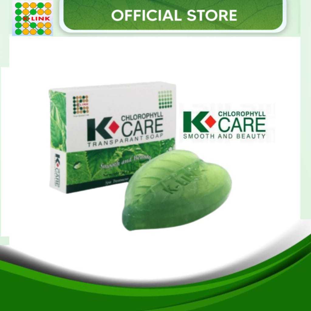 K Care Chlorophyll Transparant Soap.Sabun Klorofil.Sabun Klorofil K link.Sabun Klorofil K link Origi