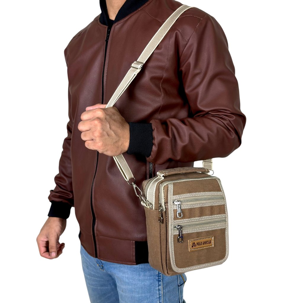 POLO AMSTAR Tas Pria Selempang Tas Hp Sling Bag