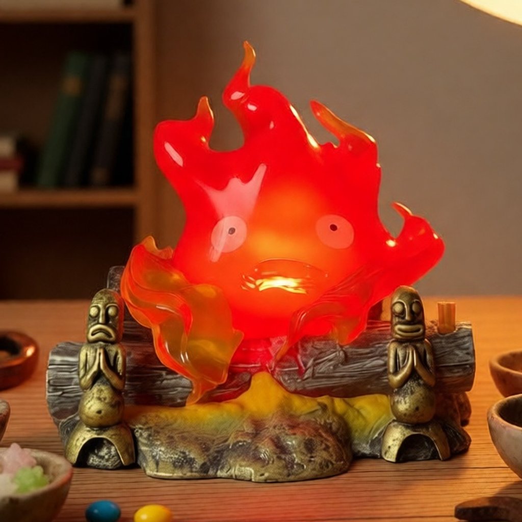Studio Ghibli Calcifer Breathing Lamp 12CM PVC