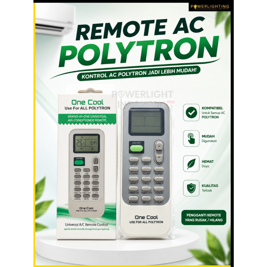REMOT AC POLYTRON ONE COOL REMOTE AC POLYTRON (FOR ALL AC POLYTRON)