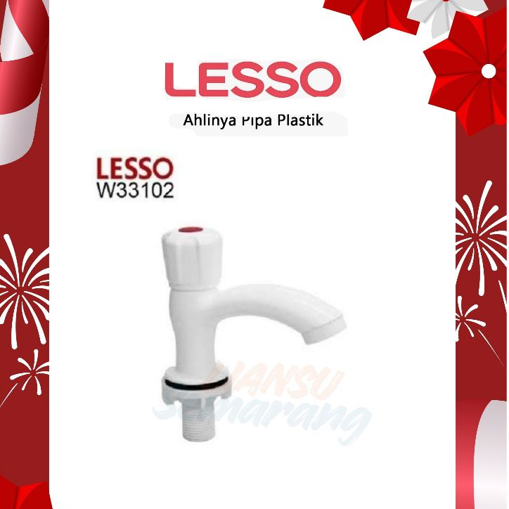 LESSO Kran Wastafel PVC Keran Wastafel Lesso W33102 / LESSO 10755