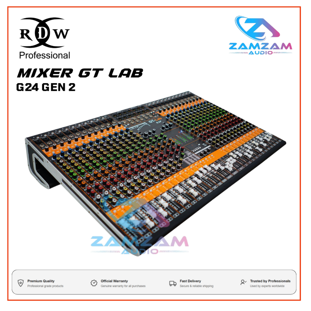 GT-Lab G24 Gen2 Mixer 24 Channel Original RDW