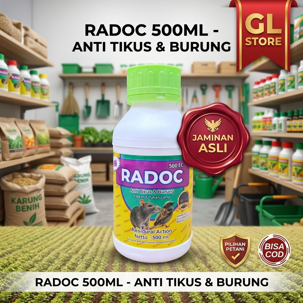 RADOC PENGUSIR TIKUS DAN BURUNG 500ML / RADOC PENGUSIR TIKUS