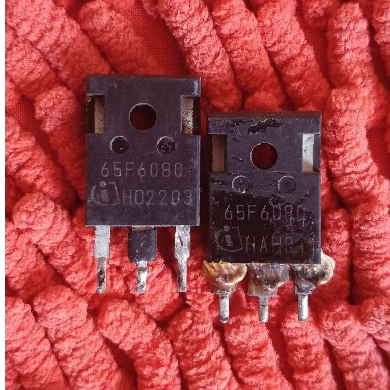 MOSFET 65F6080 650V.43,3A
