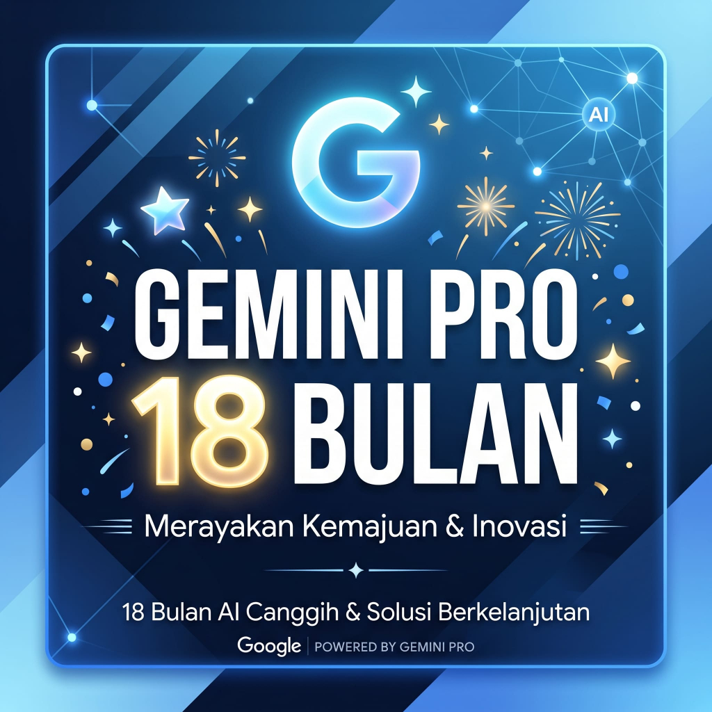 Google Gemini Pro 18 Bulan + Google drive 5 TB | Head / Invite Akun