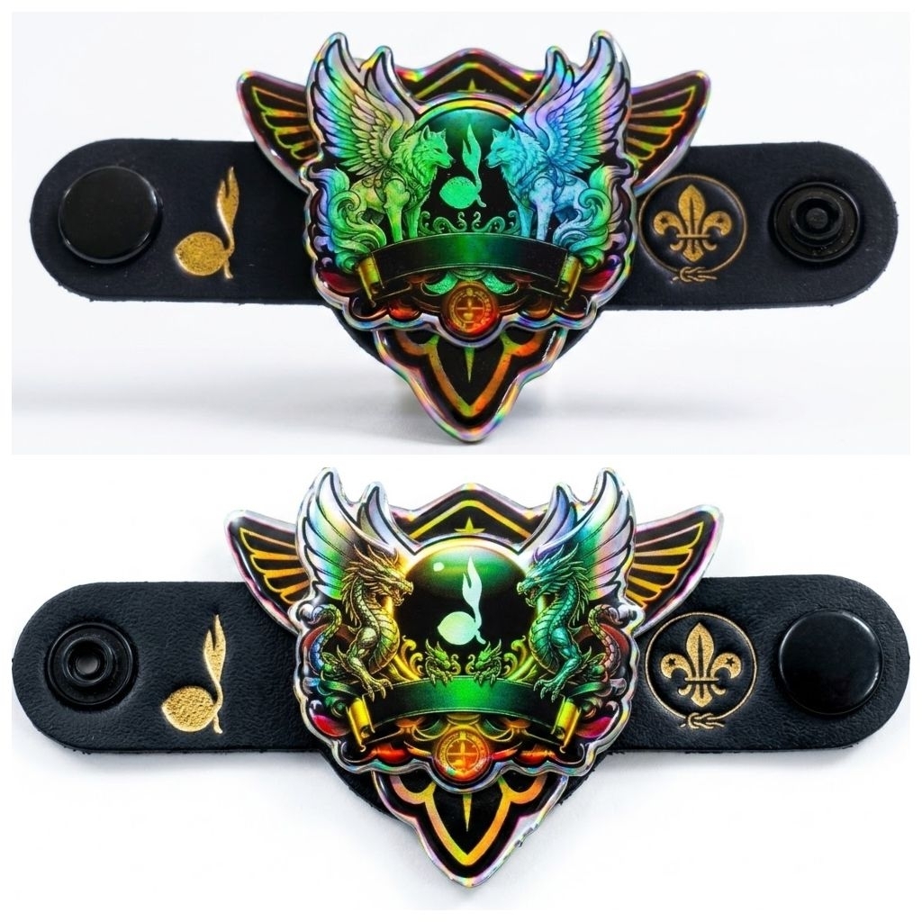 Ring Kacu Pramuka Hologram Regu Serigala, Scorpions, Naga, Elang