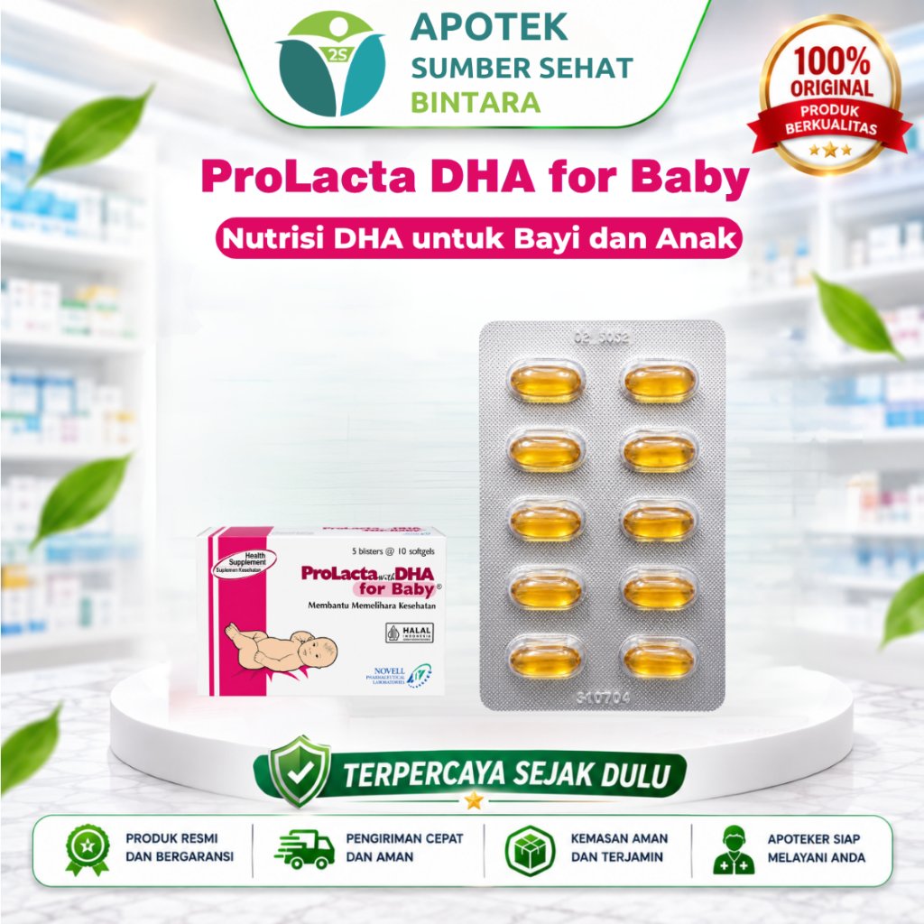 [STRIP BABY] Prolacta DHA Baby | Suplemen DHA Bayi | Nutrisi Otak Bayi dan Anak