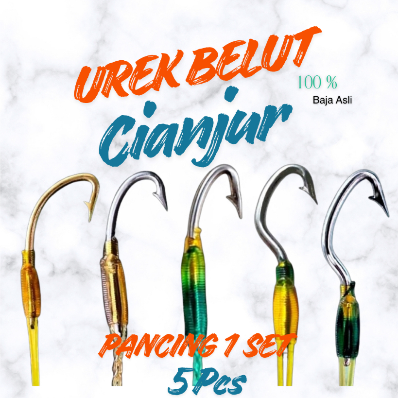 Urek Belut  1 set Semua Model Urek Belut Urek Sidat Kail Belut Urekan Belut Pancingan Belut Asi Cian