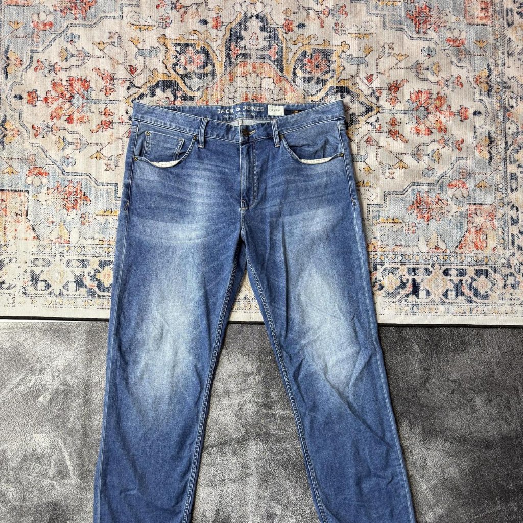 Jack & Jones Celana Panjang Jeans Biru Size 39 Denim Blue
