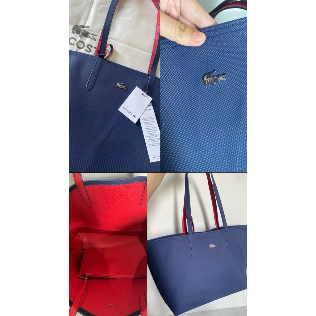prealoved lacoste bag reversible