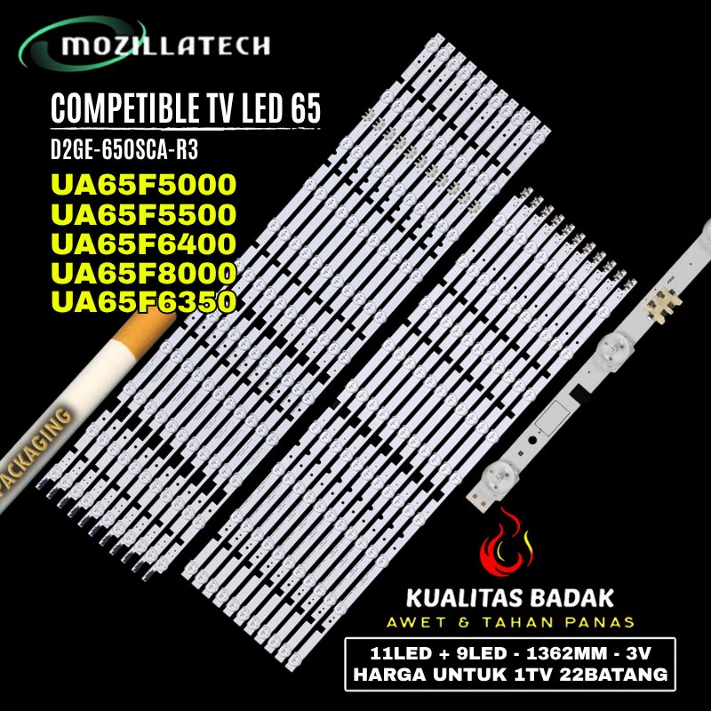 BACKLIGHT SAMSUNG UA65F6400 UA65F8000 UA65F6350 65F6400 D2GE-650SCA-R3
