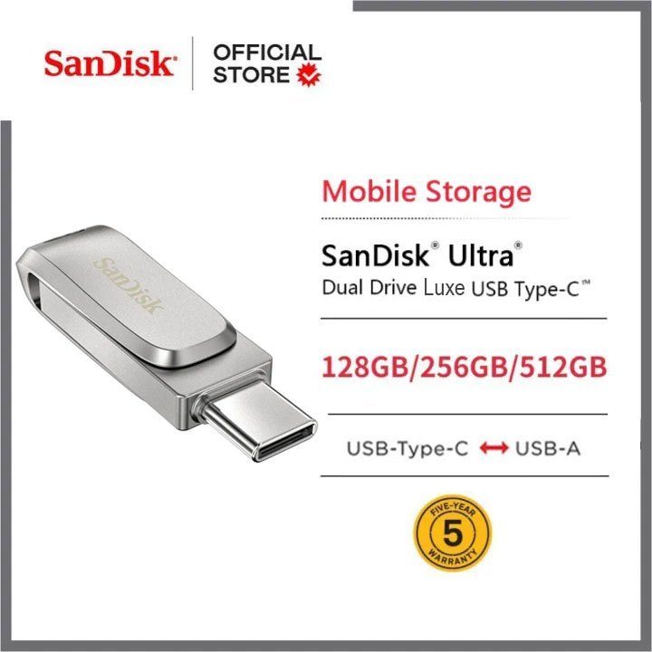 SanDisk OTG 128GB 25GGB 512GB Ultra Dual Drive Luxe USB Type-C ~ Sandisk OTG USB Flash Drive