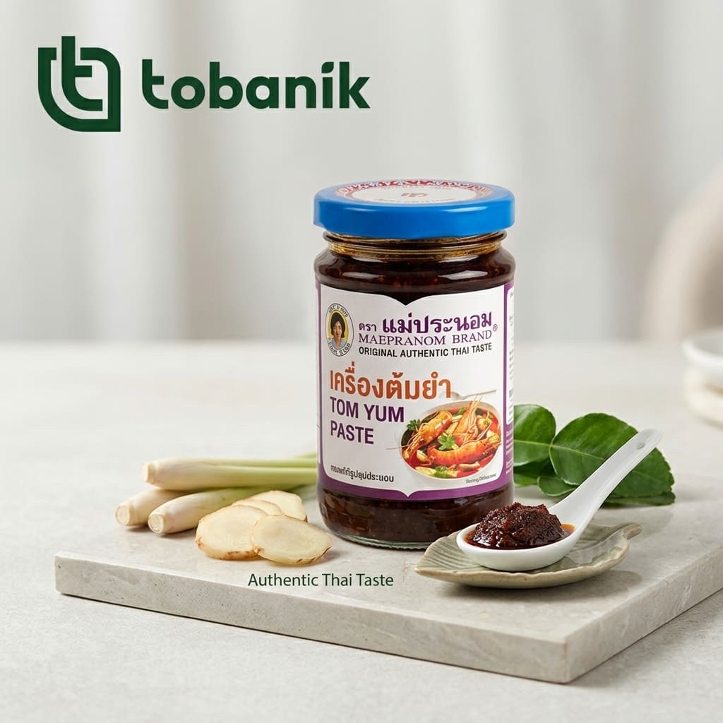 Maepranom Tom Yum Paste Original Thailand - Bumbu Pasta Tomyam Otentik Impor