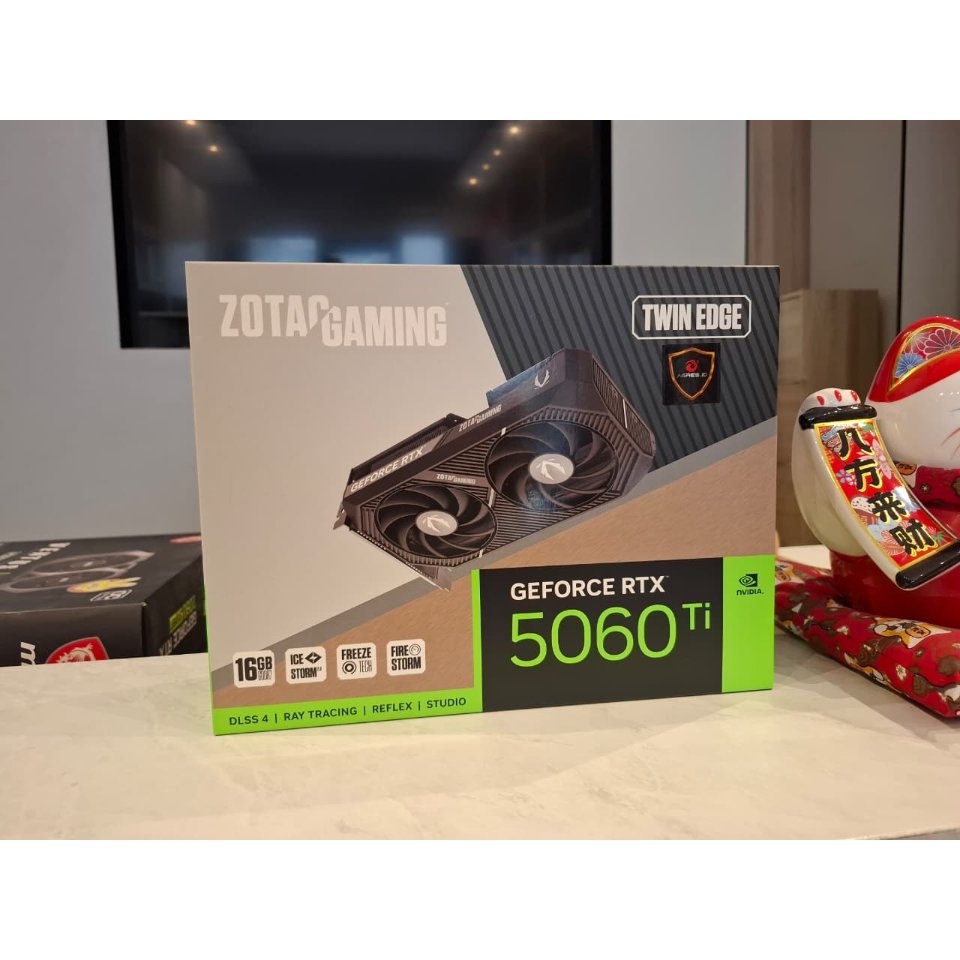 ZOTAC GAMING GEFORCE RTX 5060 TI 16GB TWIN EDGE BLACK | VGA RTX 5060Ti
