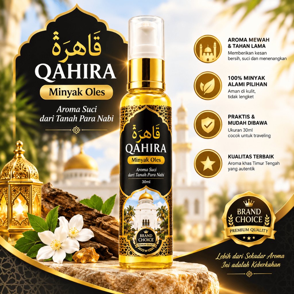 Qahira Obat Herbal Aman Kempeskan Lipoma Kista Benjolan ditubuh Tanpa Operasi BPOM [MINYAK OLES QAHI