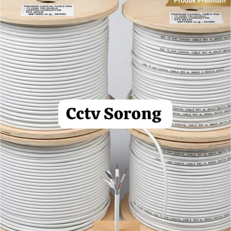 Kabel  cctv RG59 - Kabel CCTV - 1 Roll