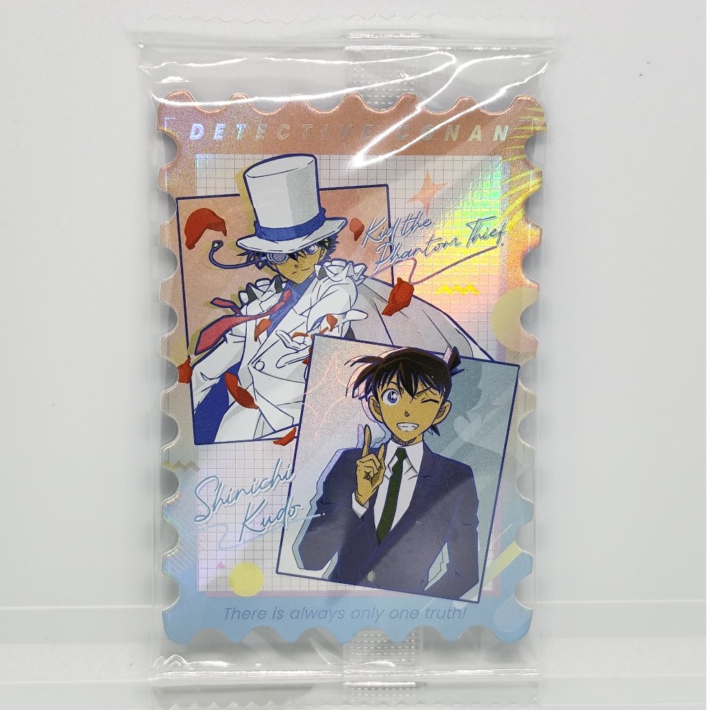 Detective Conan Stamps Card - Kid the Phantom Thief & Shinichi Kudo