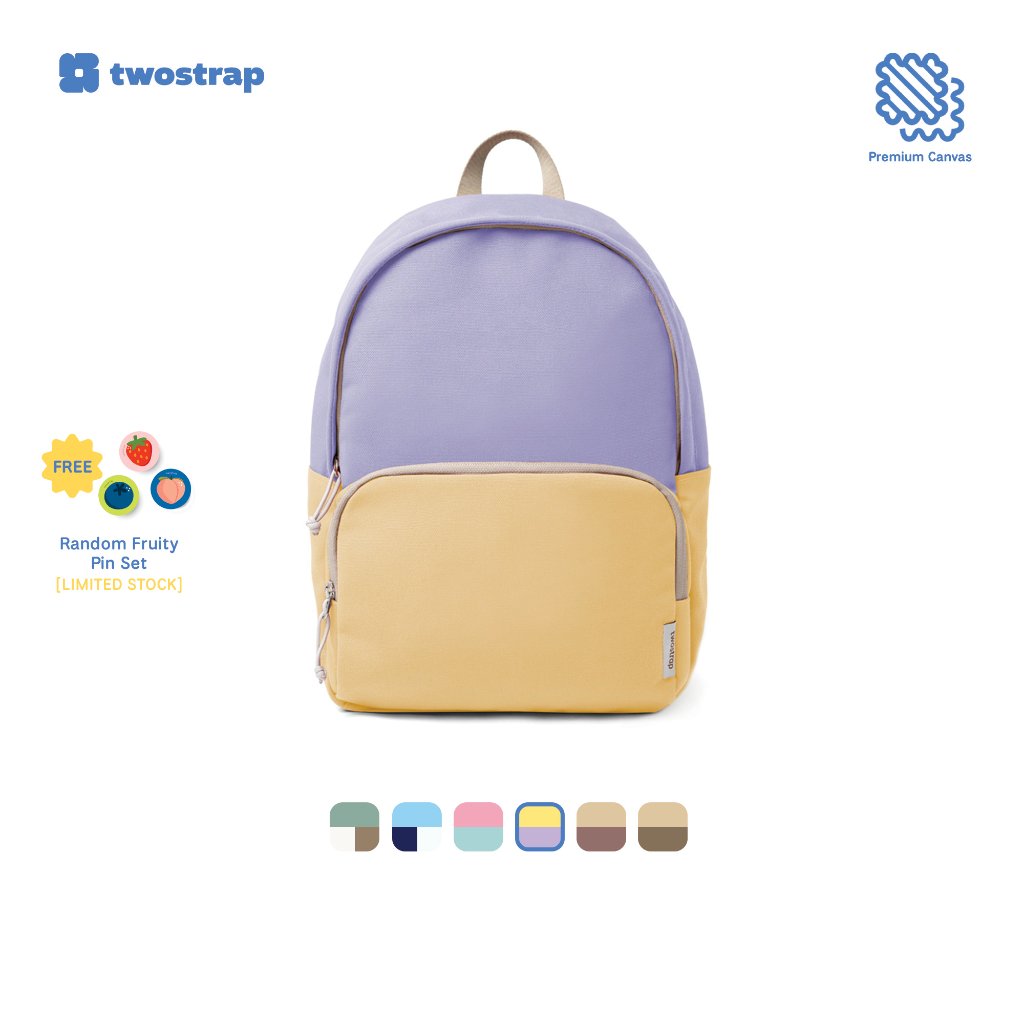 TWOSTRAP - Mini Woofly Backpack - Tas Ransel Laptop Wanita 12 inch