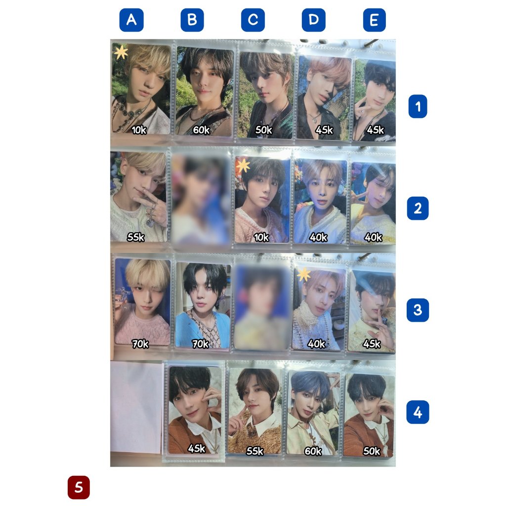 PC Official TXT Photocard Tomorrow by Together Soobin Yeonjun Beomgyu Taehyun Hueningkai Lucky Draw 