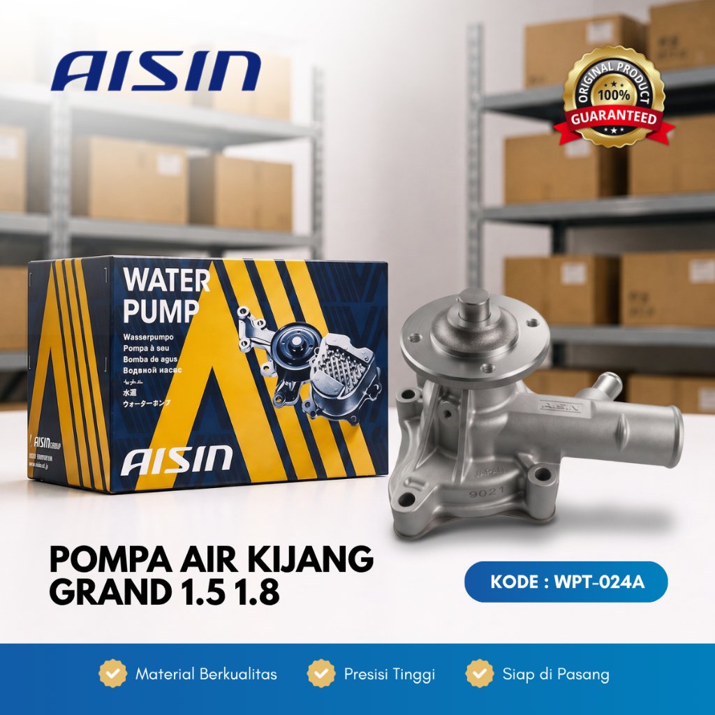 Water Pump Pompa Air Radiator Toyota Kijang Grand Extra Kijang Super 5K AISIN WPT-024A 16100-19045