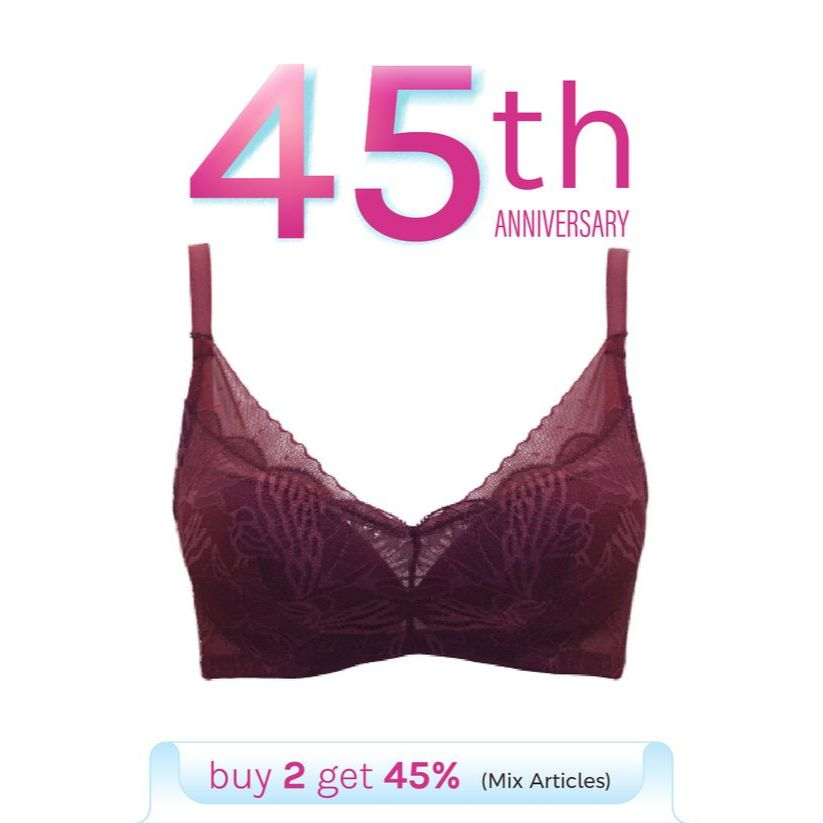 Wacoal Vogue Voyageur Bra IB 3234 - Tanpa Kawat - 3/4 Cup