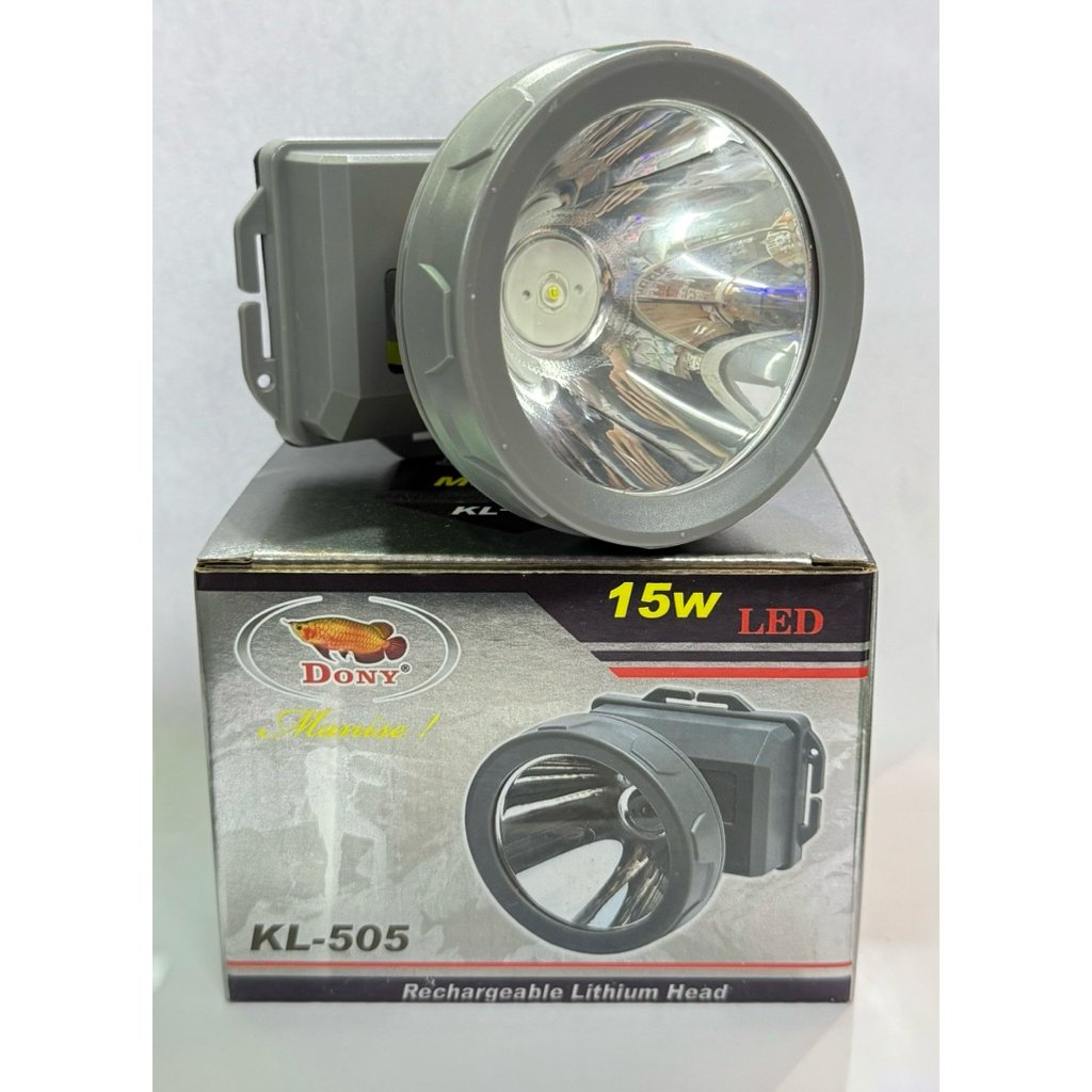 SENTER KEPALA DONY KL-505 15 WATT ORIGINAL CAHAYA PUTIH DAN KUNING