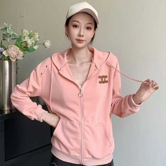 ANALOG.RTW - 7201# JAKET WANITA / JAKET KEKINIAN / KOREAN STYLE / JAKET HOODIE - CALINE