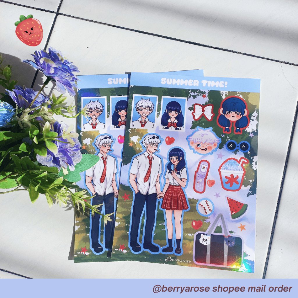 Gojohime Sticker Sheet A5